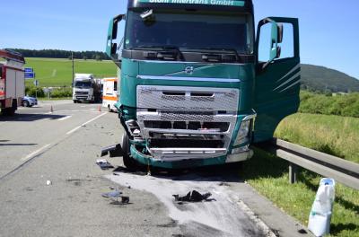 Geisingen: Schwerer Verkehrsunfall PKW kontra LKW